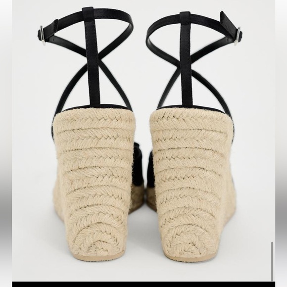 Satin Effect Wedges - Picture 3 of 8